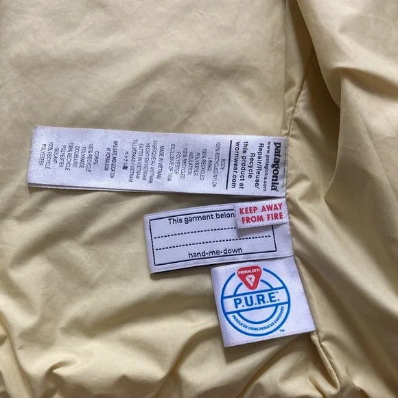 Patagonia Girls 4T Synthetic Quilted Jacket - Picture 6 of 6